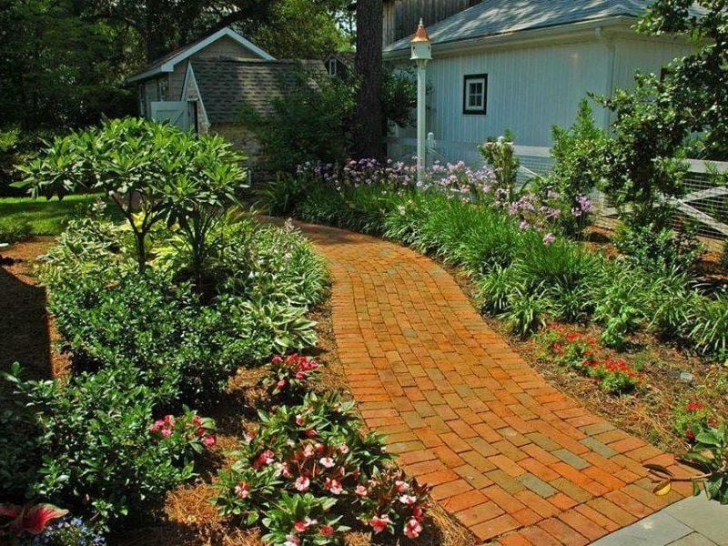 Belden Clay Pavers Landscape Garden Sidewalk