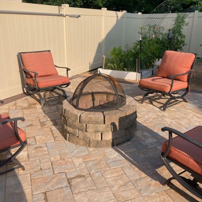 Virginia Beach Fire Pit Hardscape