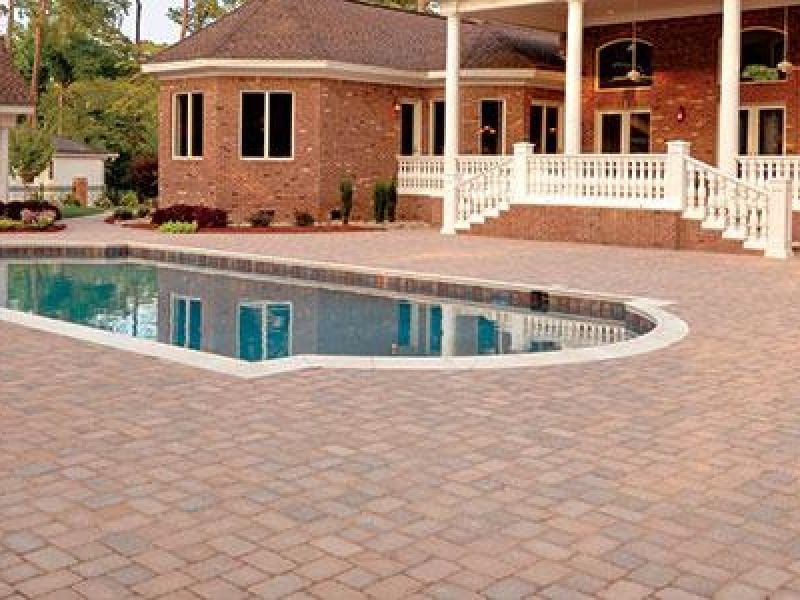 Paver House With Swimming Pool