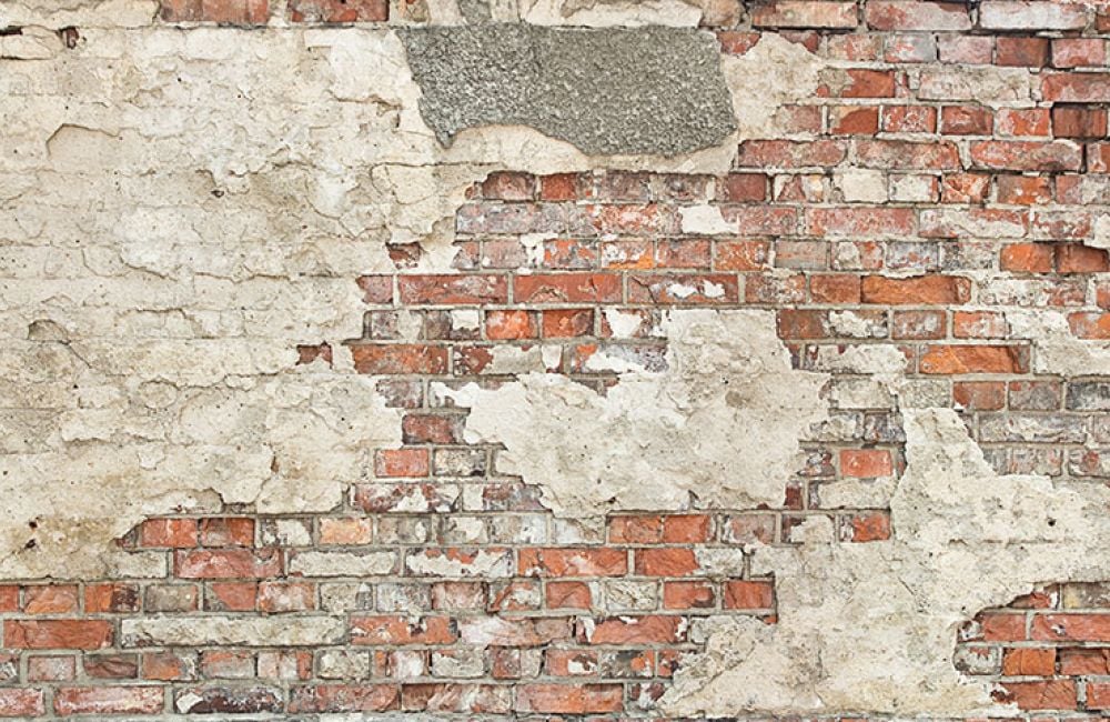 weathered brick wall