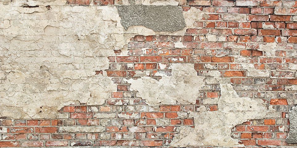 weathered brick wall