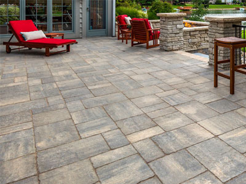 Batchelder and Collins Concrete Pavers for backyard patio