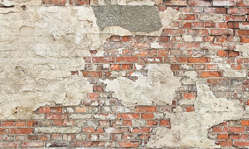 weathered brick wall
