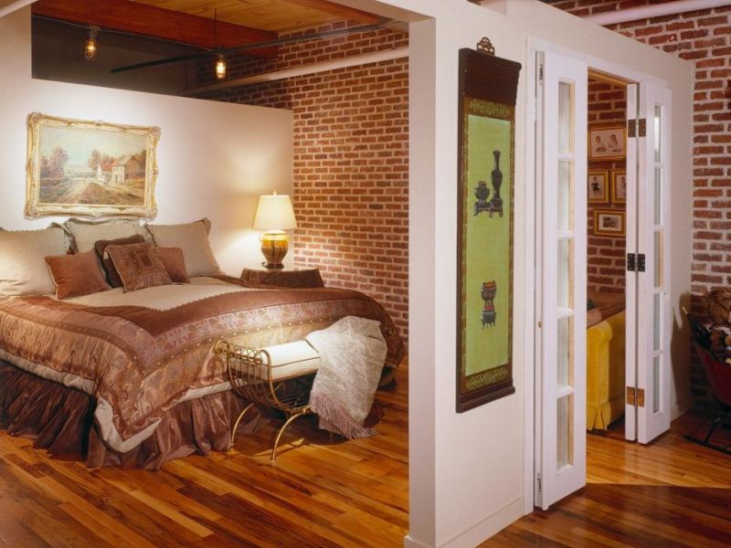 White and Brown Bedroom Theme