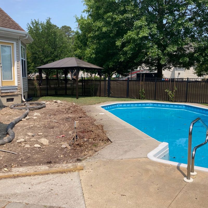 Virginia Beach Pool Hardscape