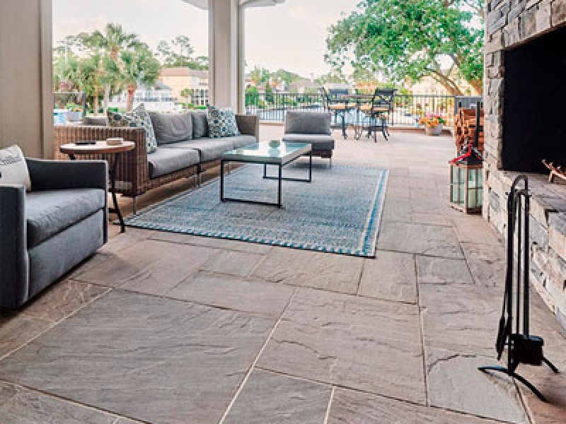 Savannah Stone Source back yard patio