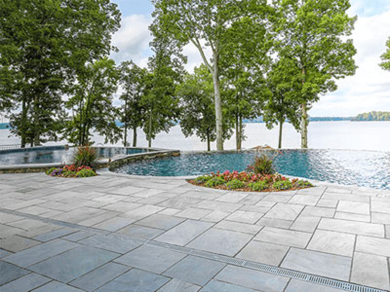 Natura Hardscapes on pool deck