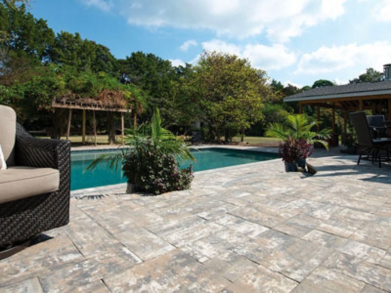 Batchelder and Collins Concrete Pavers for pool deck