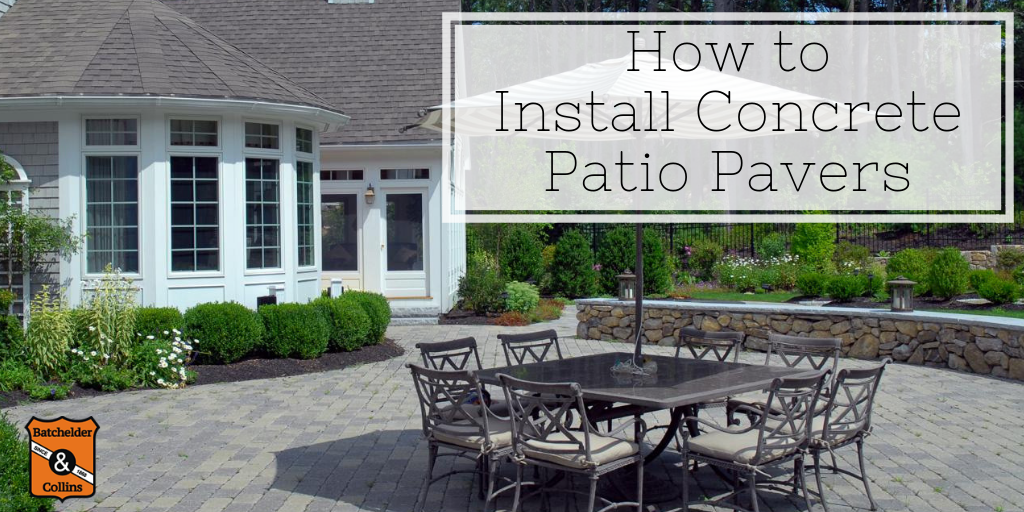 How to Install Concrete Patio Pavers