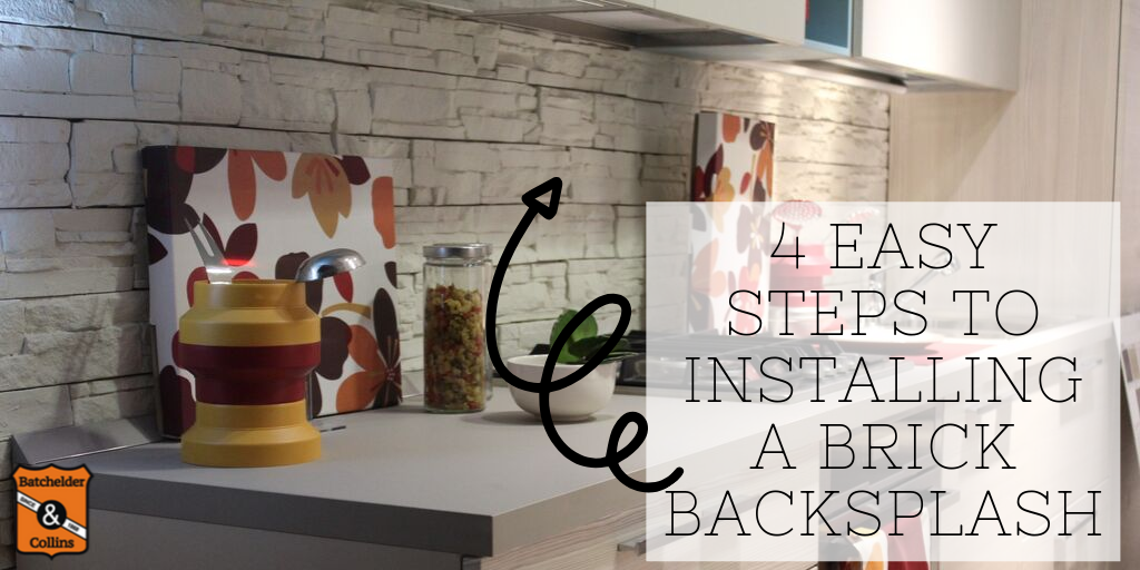 4 Easy Steps to Installing a Brick Backsplash