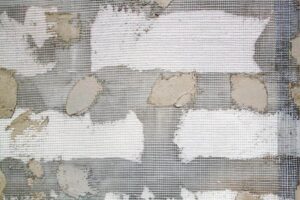 Close-up of lath fabric with small